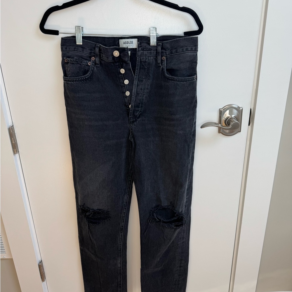 Agolde 90s Pinch Ripped High Waisted Jeans